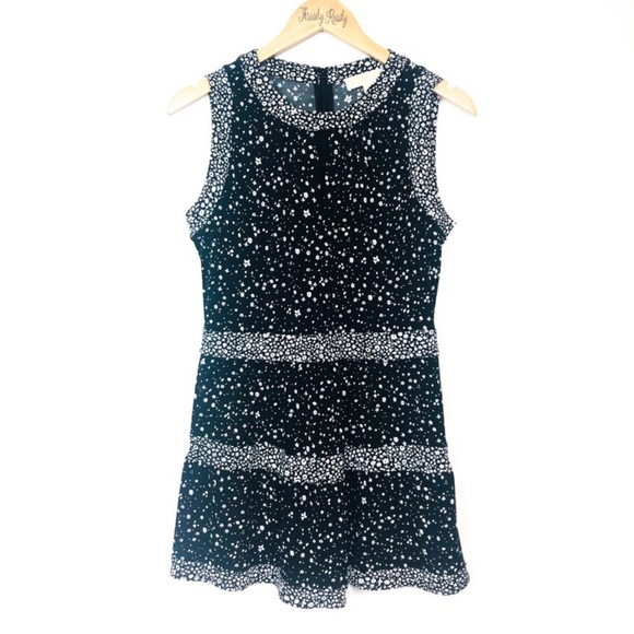 Michael Kors Dresses & Skirts - MICHAEL KORS Black & White Floral Mini Dress S
